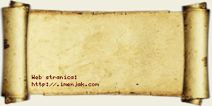 Žaklina Stamenić vizit kartica